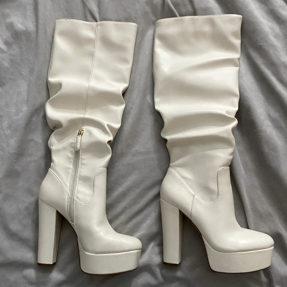 Jennifer Lopez Platform Gogo Boots